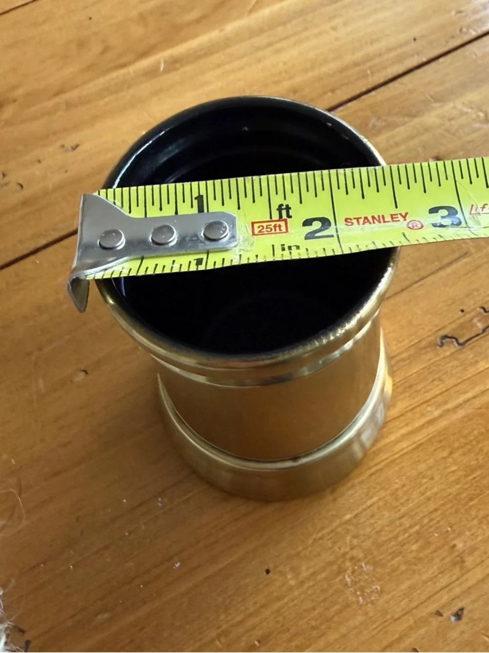 Brass Finish Tumbler Cup for Bathroom Vanity Countertops